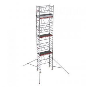 Alquiler-Torre de aluminio móvil 2,50x1,35 altura trabajo 12,20m