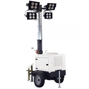 Alquiler-Torre de iluminación exterior autónoma 4 focos 290W LED